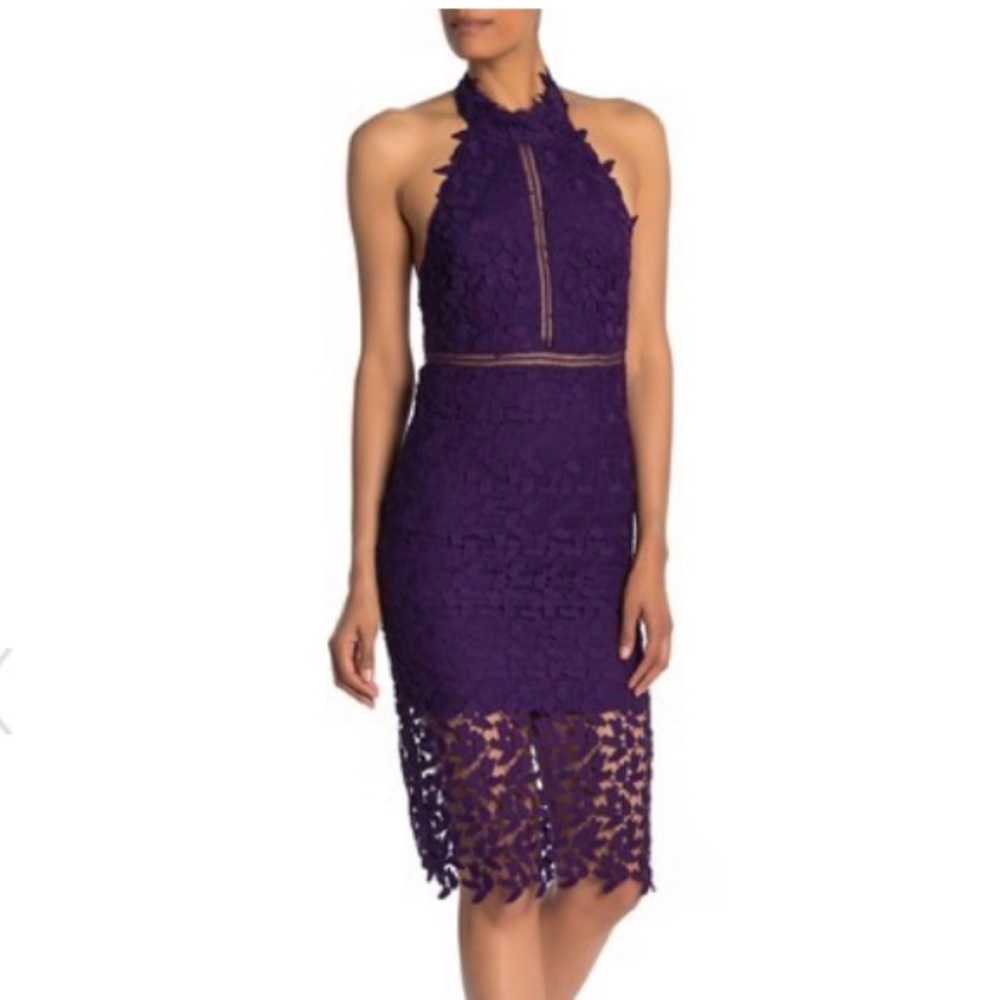 NWT Bardot Gemma dress XS blue ink